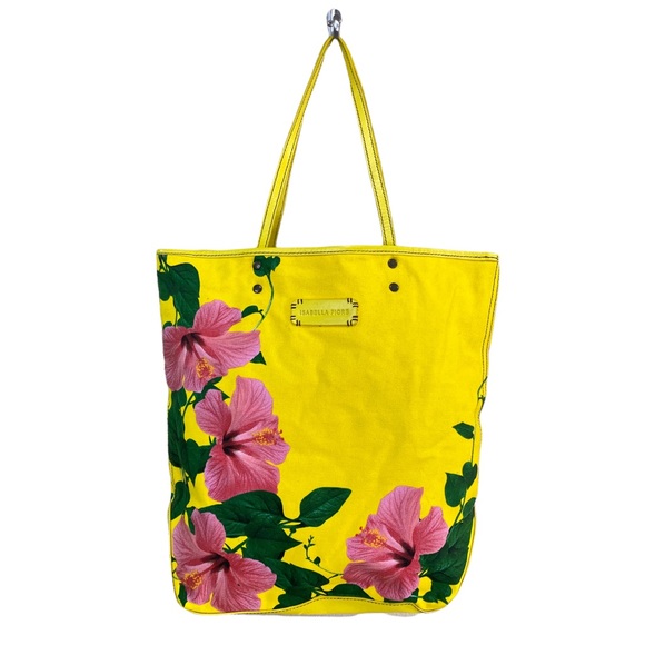 Isabella Fiore Handbags - Isabella Fiore | Hibiscus Tropical Canvas Tote Bag